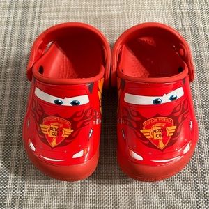 Toddler Lightning McQueen Crocs